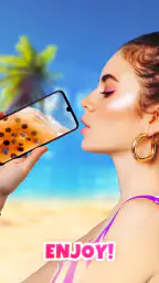 Bere Bubble Tea Drink DIY Joke screenshot