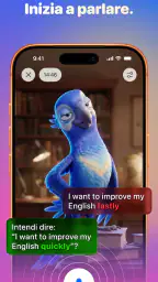 BetterSpeak: Tutor Lingue IA screenshot