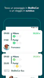 BlaBlaCar: passaggi e autobus screenshot
