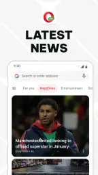 Browser Opera Mini screenshot