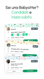 Bsit, l'app per il babysitting screenshot