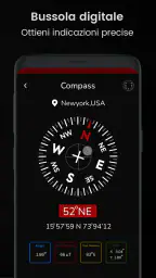 bussola digitale app screenshot