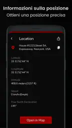bussola digitale app screenshot