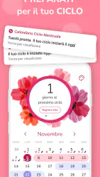 Calendario Ciclo Mestruale screenshot