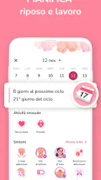 Calendario Ciclo Mestruale screenshot