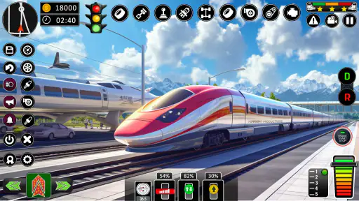 città treno sim- treno Giochi screenshot
