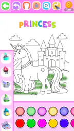 Colora Principesse Glitter screenshot