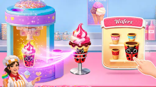 Cono Gelato Cottura Cupcake screenshot