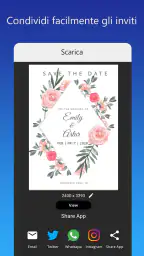 Crea Inviti Compleanno, festa screenshot