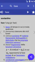 Dizionario Italiano - Offline screenshot