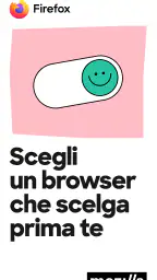 Firefox browser riservato screenshot