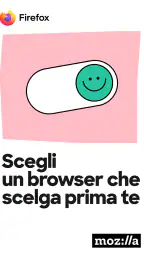 Firefox browser riservato screenshot