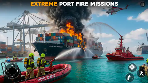 Fuoco Camion soccorso Giochi screenshot