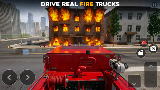 Fuoco Camion soccorso Giochi screenshot