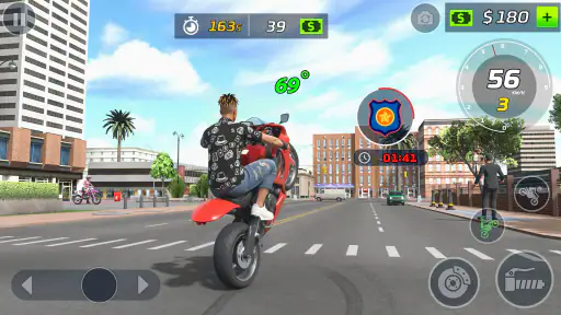 gioco di moto impennata screenshot
