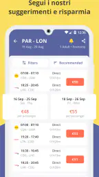 Jetcost: compara voli e auto screenshot