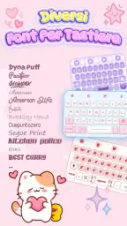 Keyboard Themes: Emoji Fonts screenshot