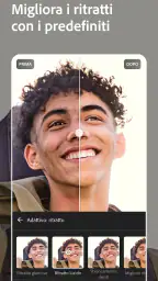 Lightroom video e foto editor screenshot