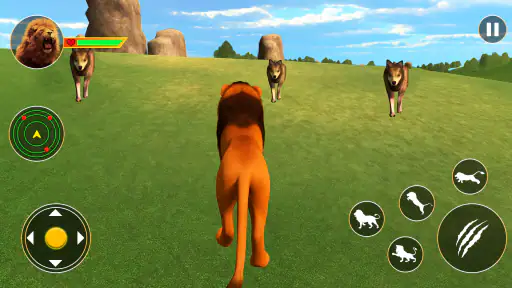 Lion Family Simulator 3D Games screenshot