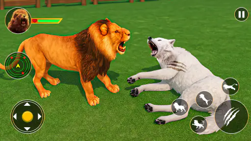 Lion Family Simulator 3D Games screenshot