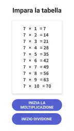 Matematica Bambini - Tabelline screenshot