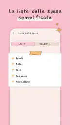 Menù settimanale e ricette screenshot