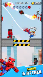 Mr Spider Hero Shooting Puzzle screenshot