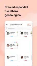 MyHeritage: albero e DNA screenshot