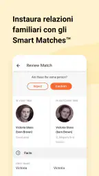 MyHeritage: albero e DNA screenshot
