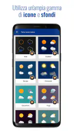 Orologio e meteo trasparente screenshot