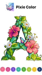 Pixie Color: Paint by Number screenshot