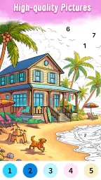 Pixie Color: Paint by Number screenshot