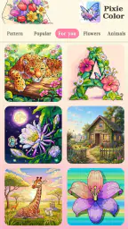 Pixie Color: Paint by Number screenshot