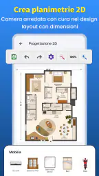 Progetto di casa in 3D screenshot