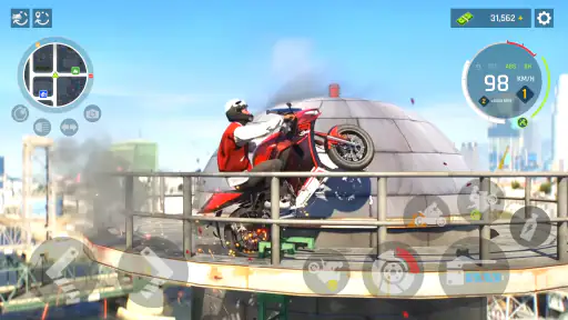 Real Moto 3D Driving Game screenshot