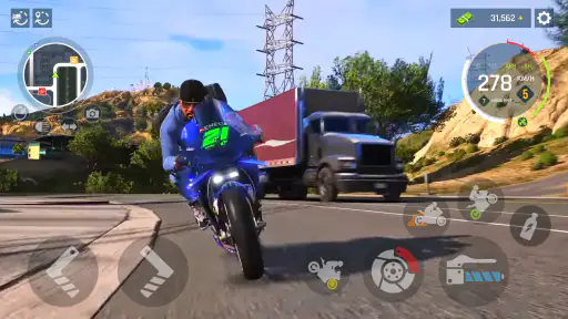Real Moto 3D Driving Game screenshot