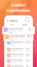 Registratore e memo vocali screenshot