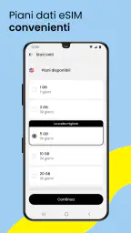 Saily: eSIM per Viaggiare screenshot