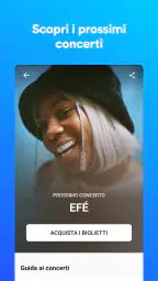 Shazam: trova brani e concerti screenshot