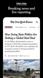 NYTimes: US and Global News screenshot