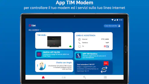 TIM Modem screenshot