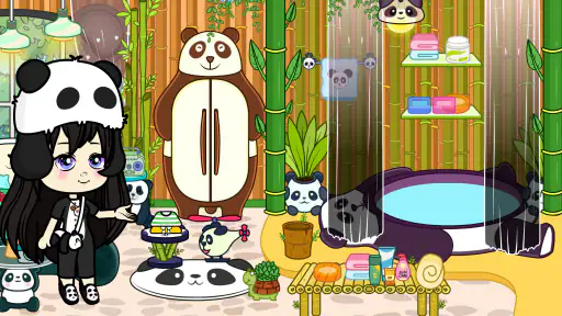 Tizi Panda Casa Giochi design screenshot