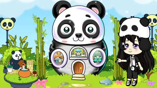Tizi Panda Casa Giochi design screenshot