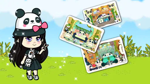 Tizi Panda Casa Giochi design screenshot