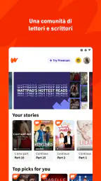 Wattpad: Leggi e Scrivi Storie screenshot