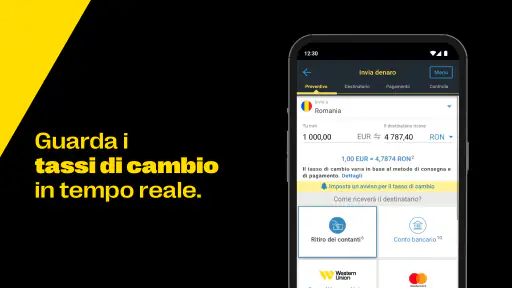 Western Union Italia screenshot