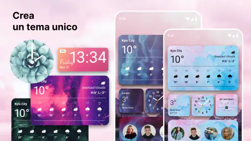 Widgets OS 18: Widget Colorati screenshot