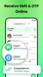 2台目の電話: SMS、電話、認証コードの受信 screenshot
