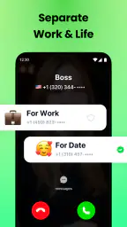 2台目の電話: SMS、電話、認証コードの受信 screenshot