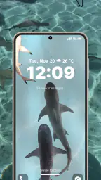 3D Fish Aqua Live Wallpaper screenshot